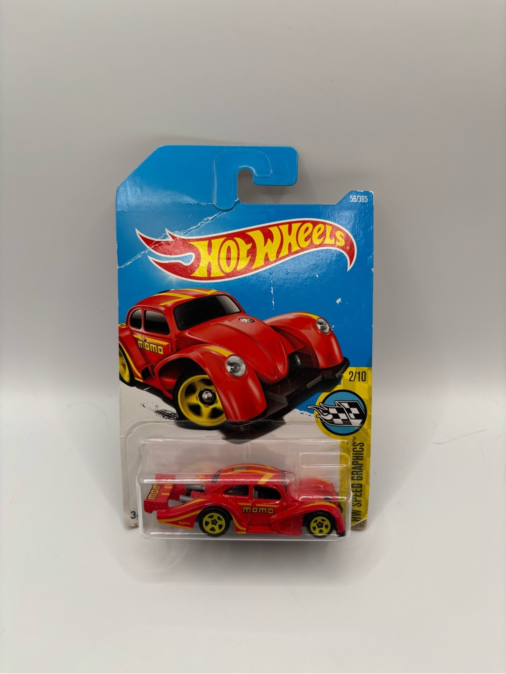 2015 Hot Wheels Car- HW V Speed Graphics Volkswagen Kafer Racer #56-MOMO.